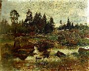bruno liljefors upplandskt landskap France oil painting artist